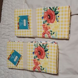 The Pioneer Woman Delaney Gingham Kitchen Towels 2 sets for $30 total 4 towels